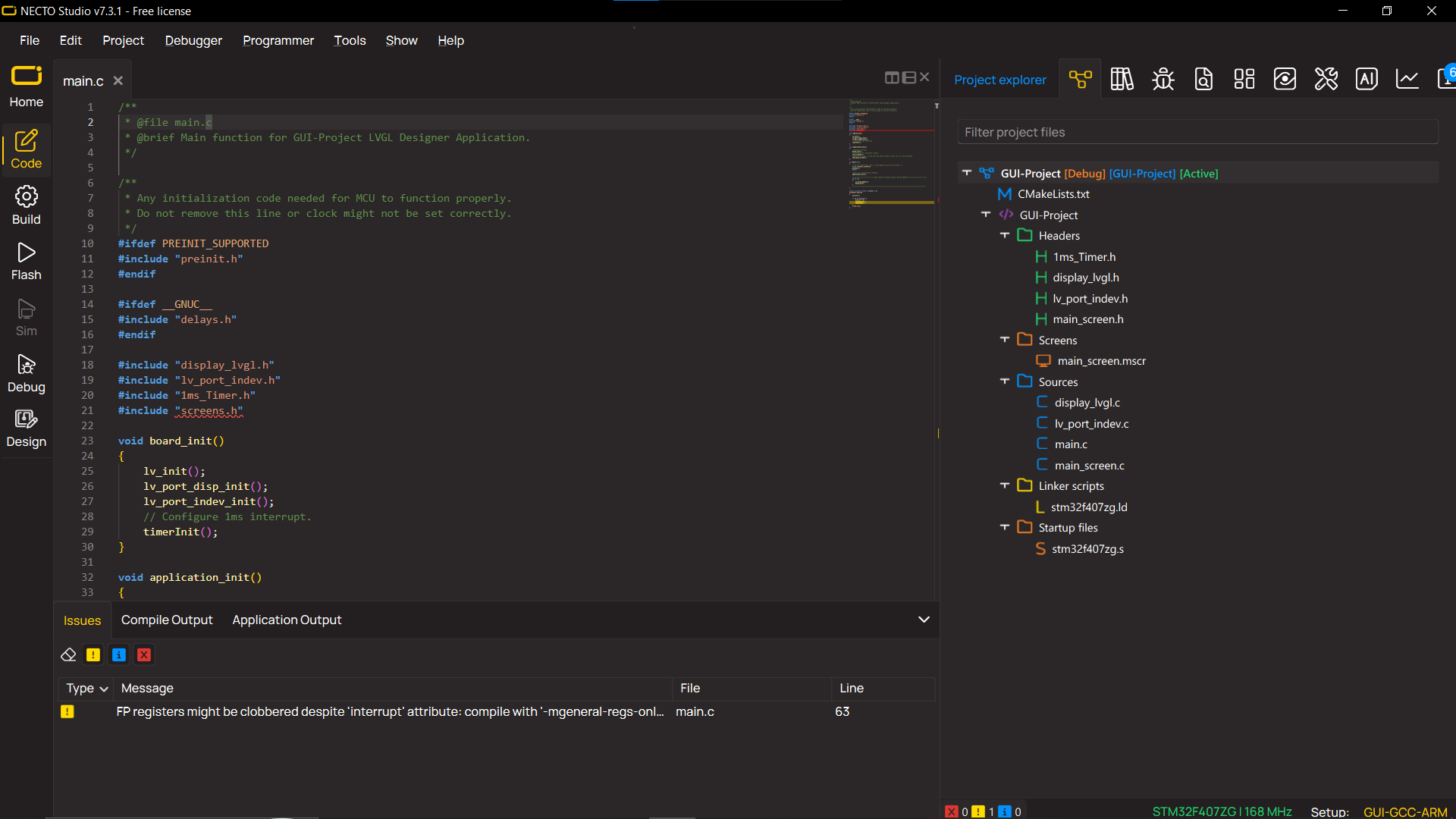 GUI Workspace - code