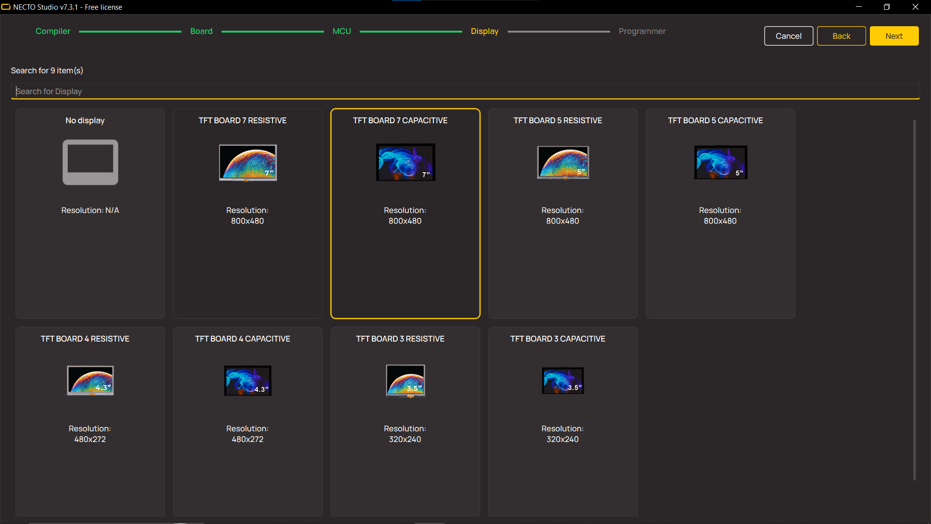 GUI Mandatory Setup